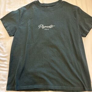 Brandy Melville Plymouth 1964 Green Short Sleeve Retro Car Tee